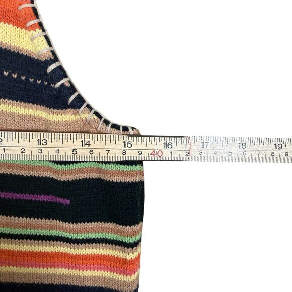 Double D Ranch Serape Knit Tank Top Multicolor Southwestern Sleeveless | XS - Picture 8 of 10